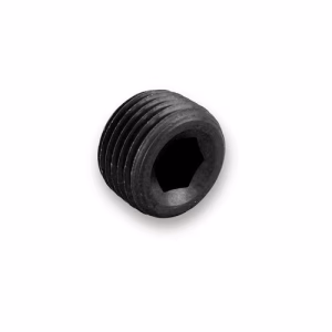 NPT PRESSURE PLUG - BLACK - ALLOY