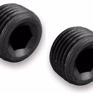 NPT PRESSURE PLUG - BLACK - ALLOY