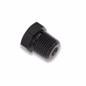 NPT MALE PLUG - ALLOY - BLACK