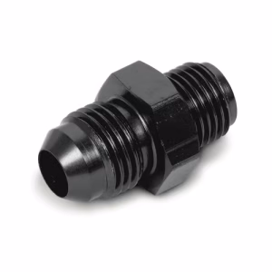 AN MALE TO IMP 1/2 INV FLR - ALLOY - BLACK