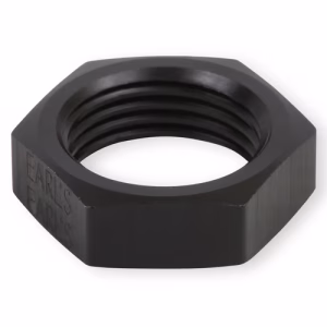 BULKHEAD NUT - ALLOY - BLACK
